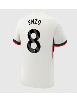 Chelsea Enzo Fernandez #8 Replika Borta Kläder 2025-26 Kortärmad